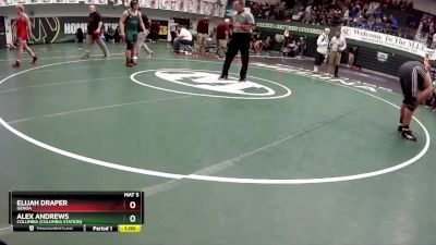 215 lbs Cons. Round 2 - Alex Andrews, Columbia (Columbia Station) vs Elijah Draper, Genoa