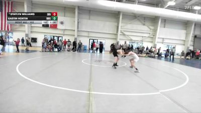 102 lbs Quarterfinal - Eastin Hortin, Wasatch Wrestling Club vs Statlyn Williams, Sublime Wrestling Academy