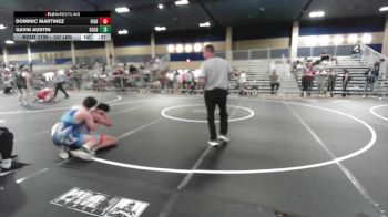 157 lbs Consi Of 16 #1 - Dominic Martinez, Fighting Squirrels WC vs Gavin Austin, Gold Rush Wr Ac