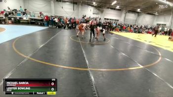 175 lbs Champ. Round 3 - Leister Bowling, Mead vs Michael Garcia, Roosevelt