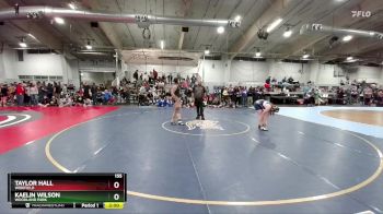 155 lbs Champ. Round 2 - Kaelin Wilson, Woodland Park vs Taylor Hall, Widefield