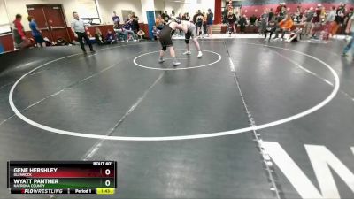 285 lbs Champ. Round 2 - Gene Hershley, Glenrock vs Wyatt Panther, Natrona County