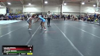 105 lbs Cons. Round 2 - Kyliana Brown, Alliance vs Lillian Kendal, Gibsonburg