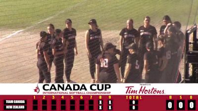 Team Canada vs New Zealand at 2018 Canada Cup International Championships