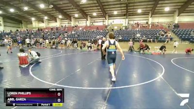 220 lbs Cons. Semi - Loren Phillips, AZ vs Abel Garza, AZ