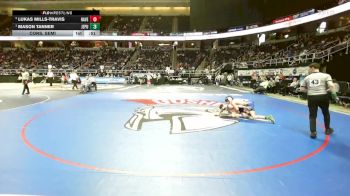 II-108 lbs Cons. Semi - Lukas Mills-Travis, Haverling vs Mason Tanner, Jordan Elbridge-PB-US-CM