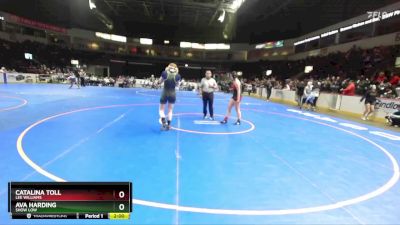 145 lbs Champ. Round 1 - Ava Harding, Show Low vs Catalina Toll, Lee Williams