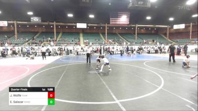 65 lbs Quarterfinal - Jaysten Wolfe, Team Oklahoma vs Ethan Salazar, Demon Wrestling