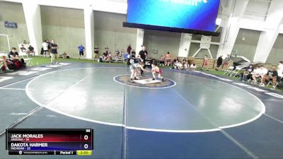 88 lbs Quarterfinals (8 Team) - Jack Morales, Arizona vs Dakota Harmer, Michigan