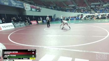 5A-113 lbs Cons. Round 2 - Jackson Meyer, Ridgeview vs Jacob Young, Canby