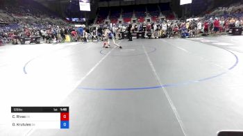 126 lbs Cons 64 #2 - Caleb Rivas, California vs Daniel Krutules, Georgia