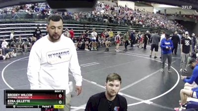 140 lbs Semis & 1st Wrestleback (8 Team) - Ezra Gillette, Idaho vs Brodey Wilcox, Wyoming Renegades