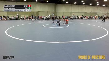 110 lbs 5th Place - BaJon Gunter, OK Elite 12U Black vs Noah Schimke, Storm 12U