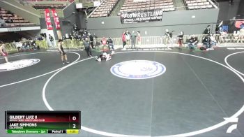 126 lbs Champ. Round 3 - Jake Simmons, California vs Gilbert Luiz Ii, Ripon Tribe Wrestling Club