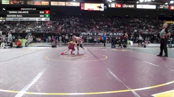115 lbs Cons. Round 3 - Gemma DeLance, Redmond vs Hayden Ball, Grace