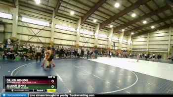 130+ Cons. Round 2 - Seldon Jenks, Cougar Wrestling Club vs Dillon Henson, Southern Idaho Wrestling Club