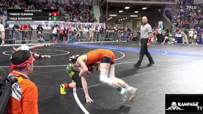 80 lbs Quarterfinal - Pierce Clemens, SC Punisher vs Kale Schuster, Ogden`s Outlaws