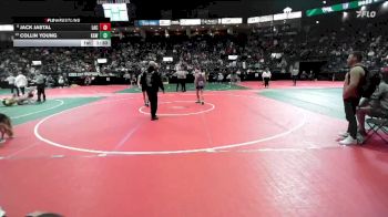 120 lbs Champ. Round 3 - Collin Young, KAWA vs Jack Jastal, LAC3