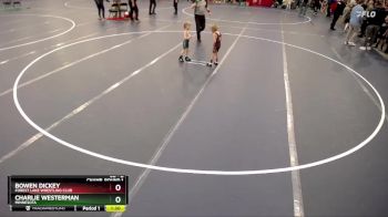 Champ. Round 1 - Charlie Westerman, Minnesota vs Bowen Dickey, Forest Lake Wrestling Club