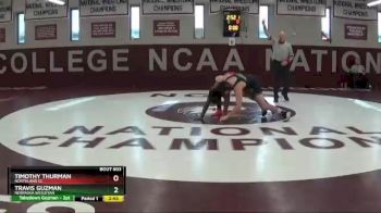 149 lbs Cons. Round 3 - Timothy Thurman, Northland CC vs Travis Guzman, Nebraska Wesleyan