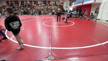 59-63 lbs Round 2 - Jaysay Bostick, Ridgecrest Wrestling Club vs Kenley Solis, Rough House