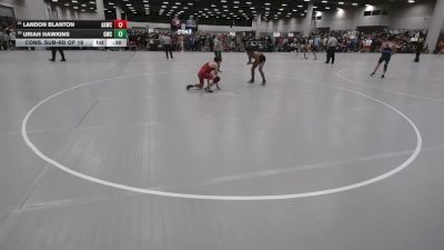 132 lbs Cons. Sub-rd Of 16 - Landon Blanton, Alber Athletics Wrestling Club vs Uriah Hawkins, Granite Wrestling Club