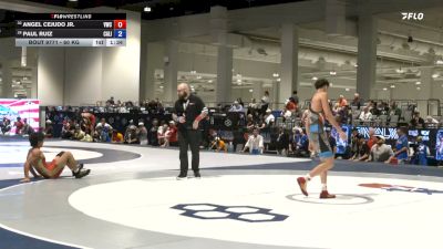 60 kg Semis - Angel Cejudo Jr., Valiant Wrestling Club vs Paul Ruiz, California