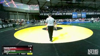 1A 175 lbs Quarterfinal - Mason Darvell, Castle Rock vs Tristian Davis, Riverside