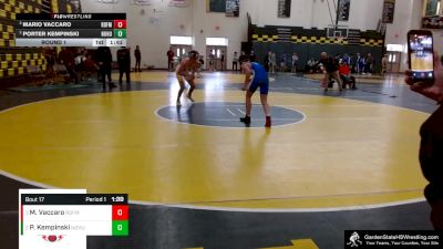 138A Round 1 - Porter Kempinski, North Hunterdon vs Mario Vaccaro, Ridgefield Memorial