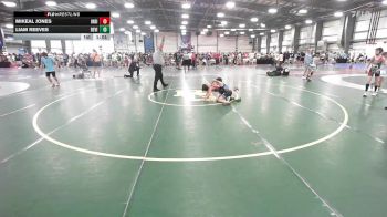 75 lbs Rr Rnd 1 - Mikeal Jones, Indiana Outlaws Maroon vs Liam Reeves, Revival Orange