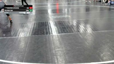 116 lbs Quarterfinal - Oliver Oei, Level Up Wrestling Center vs **Colton Stokes, Gamehouse Training Center