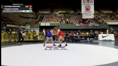 Cons. Round 3 - Katianna Martinez, Community Youth Center - Concord Campus Wrestling vs Charlie Falomir