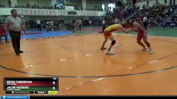 152 lbs Cons. Round 3 - Kevin Cheeseman, Mt.Carmel vs Jacob Vazquez, Steele Canyon