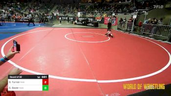 46 lbs Round Of 32 - Bryce Turner, RHYNO ACADEMY Of WRESTLING vs Syrus Bazer, Nebraska Wrestling Academy