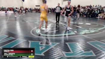 160 lbs Champ. Round 1 - Will Weerts, Blue Earth Area vs Destin Fier, Minneota
