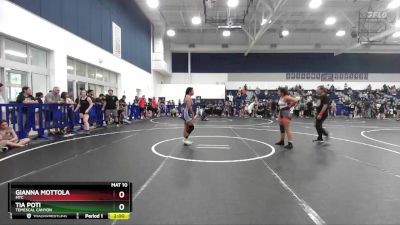 130 lbs Round 3 - Tia Poti, Temescal Canyon vs Gianna Mottola, MTC