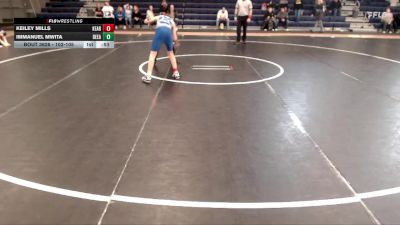 102-105 lbs Round 3 - Immanuel Mwita, Bellevue East vs Keiley Mills, Kearney