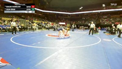 155 Class 2 lbs Cons. Round 1 - Bailee Wardlow, Oak Park vs Julia Dean, Lafayette (Wildwood)