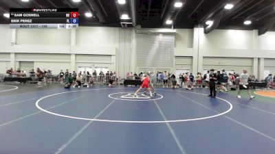 126 lbs Cons. Round 3 - Sam Gosnell, NC vs Erik Perez, FL