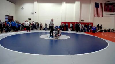 74 lbs Champ. Round 1 - Ryton Butler, Vincennes Grapplers vs Maverick Meyer, Dragon Wrestling Club