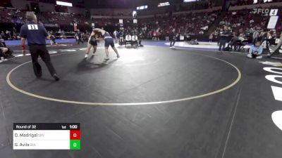 285 lbs Round Of 32 - Oskar Madrigal, Servite (SS) vs Gary Avila, Bullard (CS)