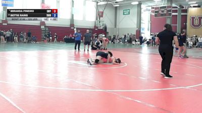 128 lbs Rr Rnd 3 - Miranda Pineiro, Empire Girls Wrestling vs Bettie Rains, Thornton High School