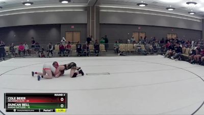 160 lbs Round 3 (8 Team) - Duncan Bell, Kansas Rattlers vs Cole Beier, Oklahoma Elite