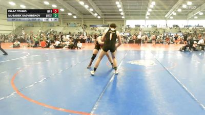 182 lbs Rr Rnd 3 - Isaac Young, MF Dynasty Black - HSB vs Musabek Sadyrbekov, Quest School Of Wrestling Black - HSB