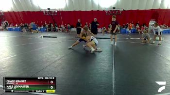 130-131 B Round 3 - Chase Krantz, Geneseo vs Kale Leymaster, Xavier