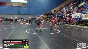 2 - 138 lbs Cons. Round 2 - Armando Meneses-Vasquez, Nandua vs Landon Yoder, Fort Defiance