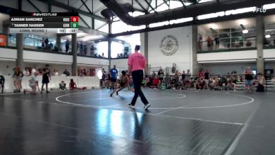 144-146 lbs Cons. Round 1 - Tanner Hansen, Johnsburg Area Wrestling Club vs Adrian Sanchez, Aurora (West Aurora)