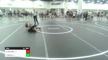81 lbs Consi Of 4 - Aj Gonzalez, Savage House WC vs Lucas Slocum, No Team