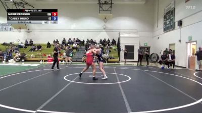 145 lbs Semifinal - Casey Otero, Cerritos College vs Marie Pearson, Unattached