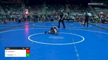 64 lbs Semifinal - Maddox Laymon, CP Wrestling vs Teagan Caciolo, Emmaus Hornets